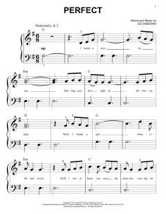 Perfect von Ed Sheeran (Download) 