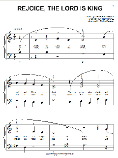 Rejoice, The Lord Is King von Charles Wesley (Download) 