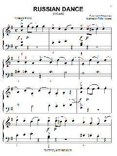Russian Dance von Peter Iljitsch Tschaikowsky (Download) 