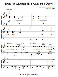 Santa Claus Is Back In Town von Elvis Presley (Download) 