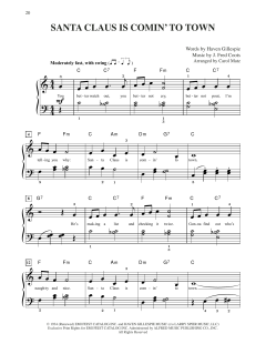 Santa Claus Is Comin' To Town von Fred Coots (Download) 