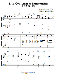 Savior, Like A Shepherd Lead Us von William B. Bradbury (Download) 