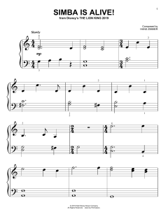 Simba Is Alive! von Hans Zimmer (Download) 