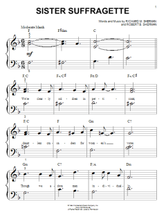 Sister Suffragette von Robert Bernard Sherman (Download) 