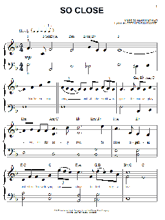 So Close von Alan Menken (Download) 