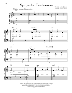 Sympathy, Tenderness von Leslie Bricusse (Download) 