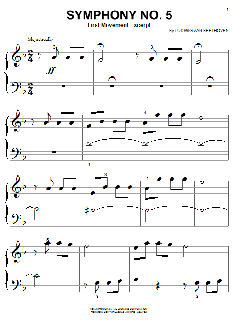 Symphony No. 5 in C Minor, First Movement Excerpt von Ludwig van Beethoven (Download) 