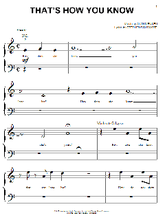 That's How You Know von Stephen Schwartz (Download) 