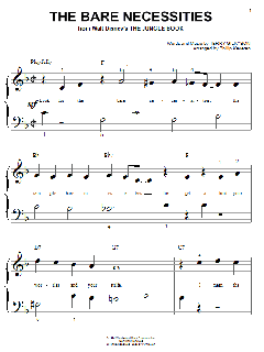 The Bare Necessities von Terry Gilkyson (Download) 