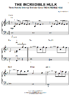 The Incredible Hulk von Joe Harnell (Download) 