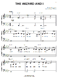 The Wizard And I von Stephen Schwartz (Download) 