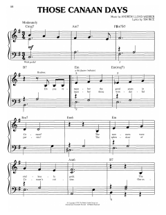 Those Canaan Days von Tim Rice (Download) 