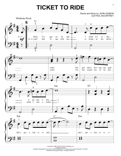 Ticket To Ride von John Lennon (Download) 