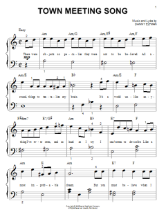Town Meeting Song von Danny Elfman (Download) 