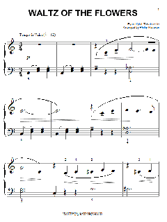 Waltz Of The Flowers von Peter Iljitsch Tschaikowsky (Download) 