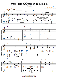 Water Come A Me Eye von Jamaican Folksong (Download) 