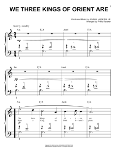 We Three Kings Of Orient Are von Jr., John H. Hopkins (Download) 