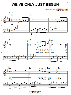 We've Only Just Begun von The Carpenters (Download) 