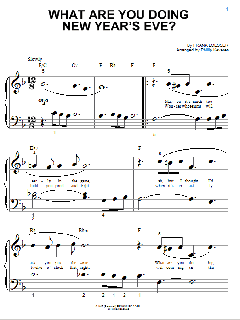 What Are You Doing New Year's Eve? von Frank Loesser (Download) 