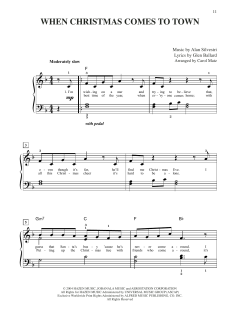 When Christmas Comes To Town von Glen Ballard (Download) 