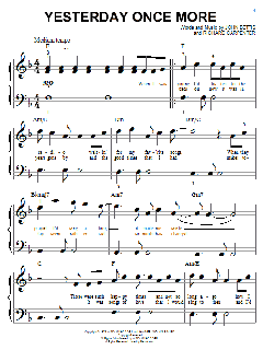 Yesterday Once More von The Carpenters (Download) 