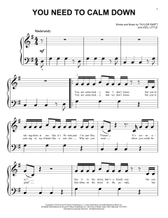 You Need To Calm Down von Taylor Swift (Download) 