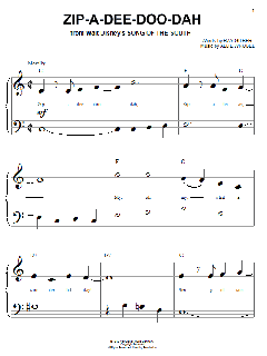 Zip-A-Dee-Doo-Dah von Ray Gilbert (Download) 