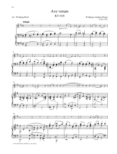 Ave Verum von Wolfgang Amadeus Mozart (Download) 