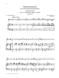 Wedding March von Felix Mendelssohn Bartholdy (Download) 