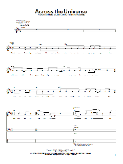 Across The Universe von The Beatles (Download) 