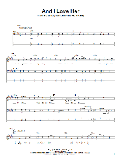 And I Love Her von The Beatles (Download) 