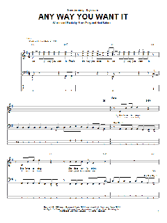 Any Way You Want It von Journey (Download) 