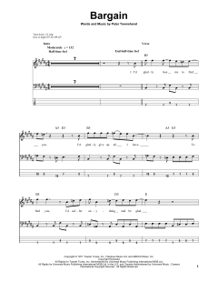 Bargain von The Who (Download) 