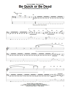 Be Quick Or Be Dead von Iron Maiden (Download) 