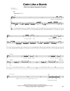 Calm Like A Bomb von Rage Against The Machine (Download) 