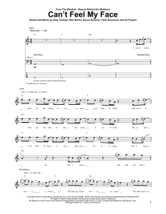 Can't Feel My Face von The Weeknd (Download) 