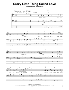 Crazy Little Thing Called Love von Queen (Download) 