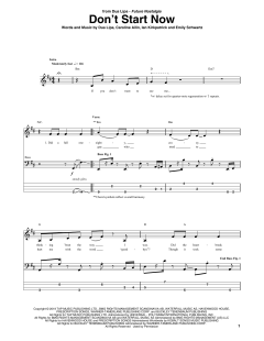 Don't Start Now von Dua Lipa (Download) 