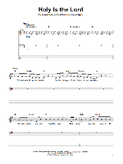 Holy Is The Lord von Chris Tomlin (Download) 