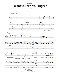 I Want To Take You Higher von Sylvester Stewart (Download) 