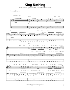 King Nothing von Metallica (Download) 