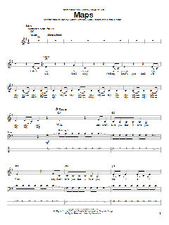 Maps von The Yeah Yeah Yeahs (Download) 