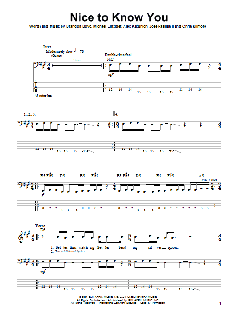 Nice To Know You von Incubus (Download) 