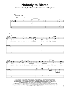 Nobody To Blame von Chris Stapleton (Download) 