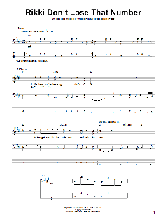 Rikki Don't Lose That Number von Steely Dan (Download) 