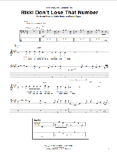 Rikki Don't Lose That Number von Steely Dan (Download) 