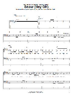 Snow von Red Hot Chili Peppers (Download) 