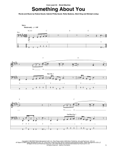 Something About You von Level 42 (Download) 