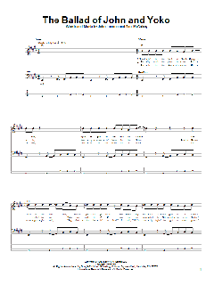 The Ballad Of John And Yoko von The Beatles (Download) 