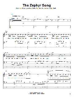 The Zephyr Song von Red Hot Chili Peppers (Download) 